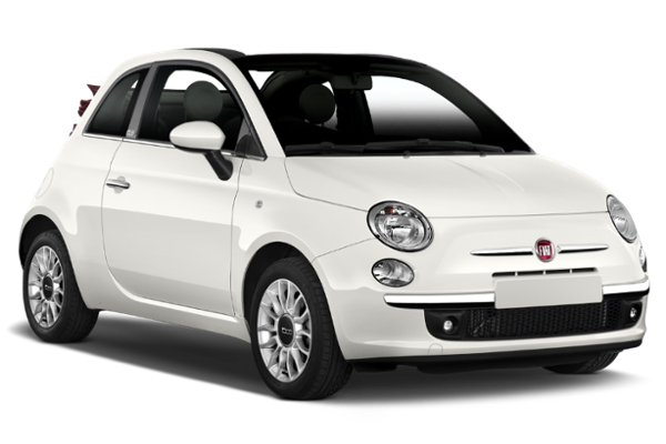 Cheap Car Rentals at Faro Airport FIAT 500 OPEN ROOF AUTOMATIC