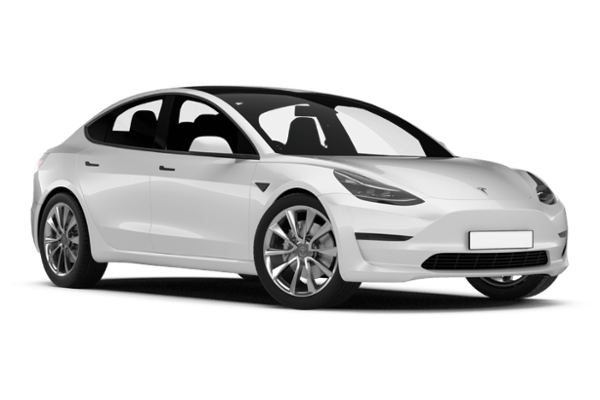 Autohuur op Gerona Luchthaven TESLA MODEL 3. 100% ELECTRIC. RANGE UP TO 600KM